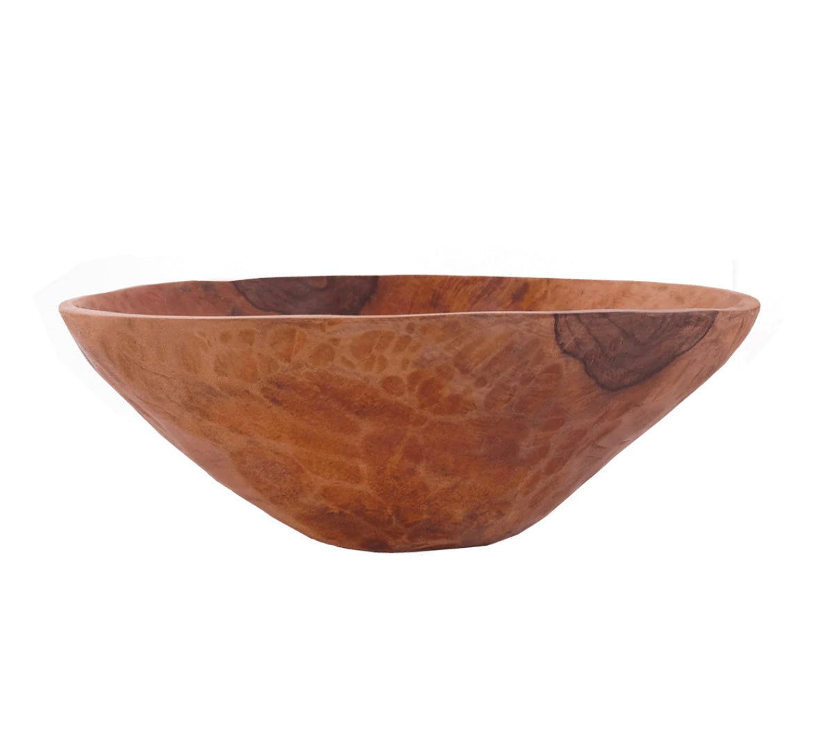 Wooden handmade bowl 42 cm – Alabaster Studio