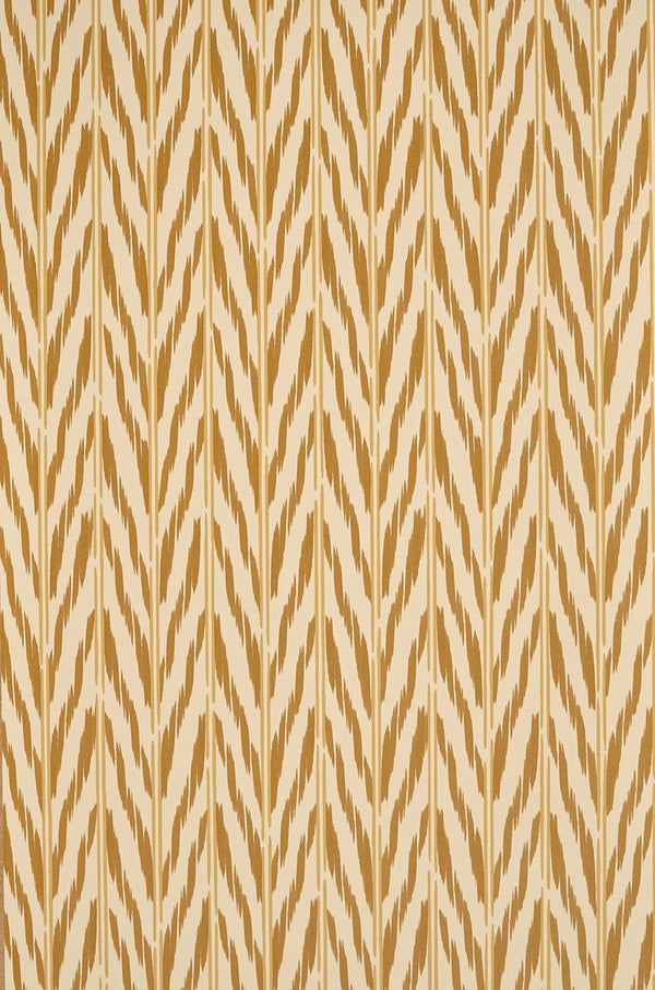 Helene Blanche tapet, Ikat Ochre