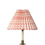 Needlepoint Stripe Lampshade, Charcoal by Helene Blanche 30cm