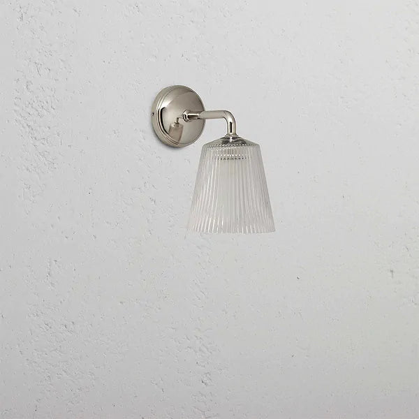 Rill mini vegglampe polert nikkel