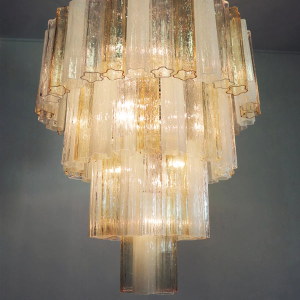 Murano tier multi color ( light blue , white , amber )