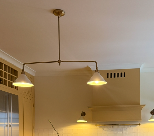 Taklampe Bistro 2 armer