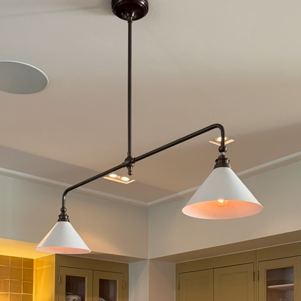Taklampe Bistro 2 armer
