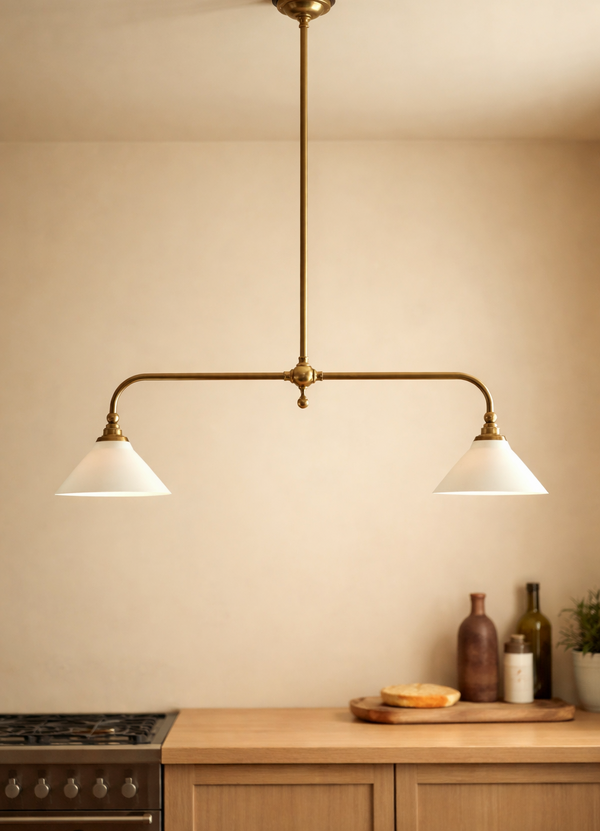 Taklampe Bistro 2 armer