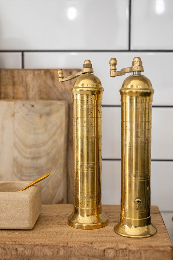 Pepper mill brass