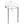 Servant-stativ krom 56 cm
