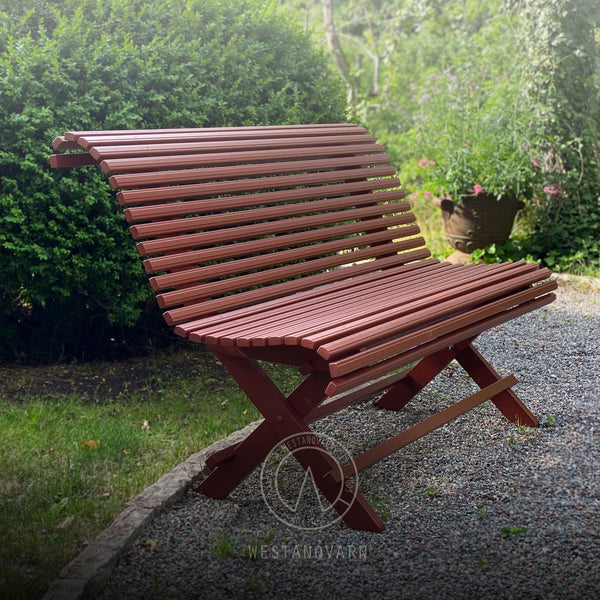 Sundborn hagebenk Naturgrønn 145 cm