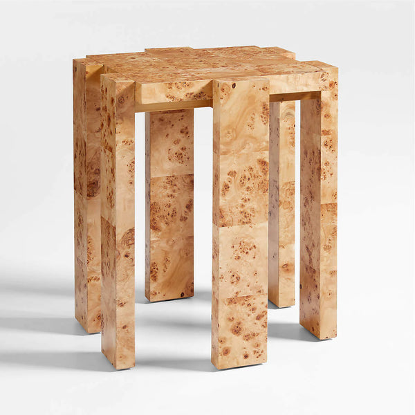 Burl Side Table