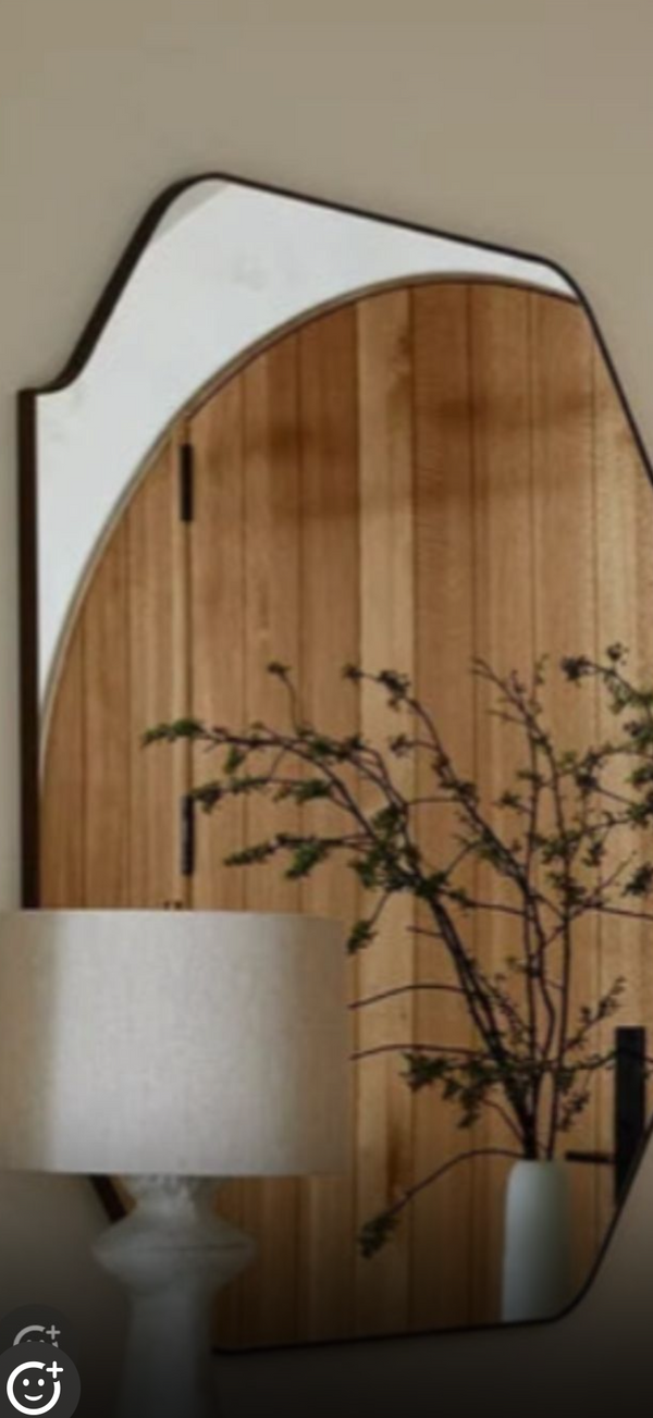 Deco speil 112x84 svart