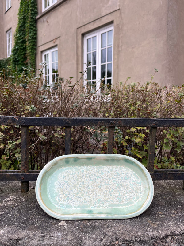 Keramikk lys grønn medium fat