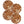 Splatter dinner plate brun 4 pack
