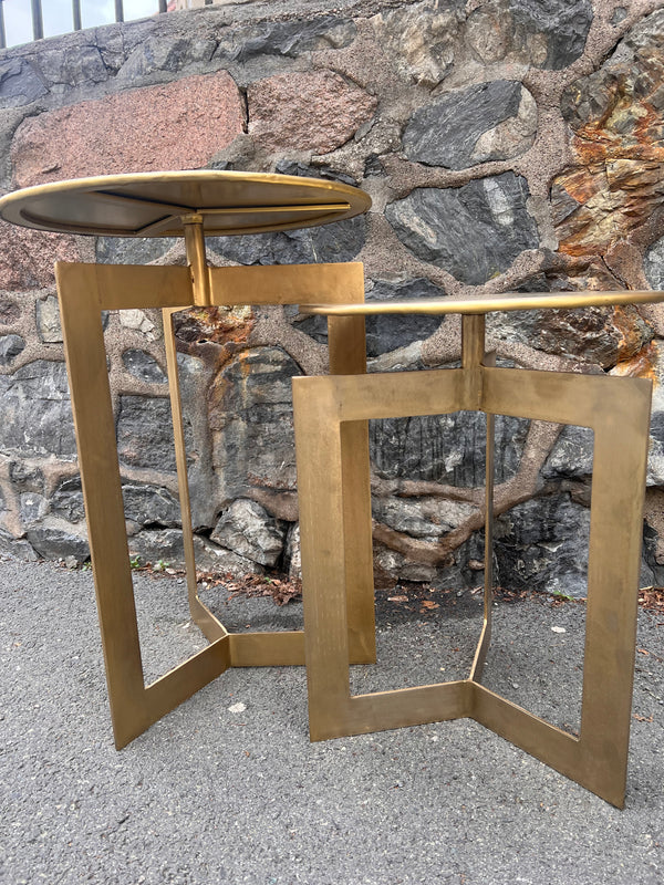 Side table brass large