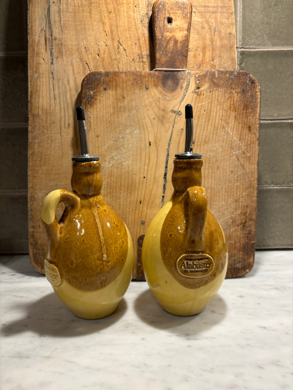 Olivenoljeflaske, Gul Karamell