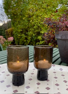 Bari Glass på stett, Brun