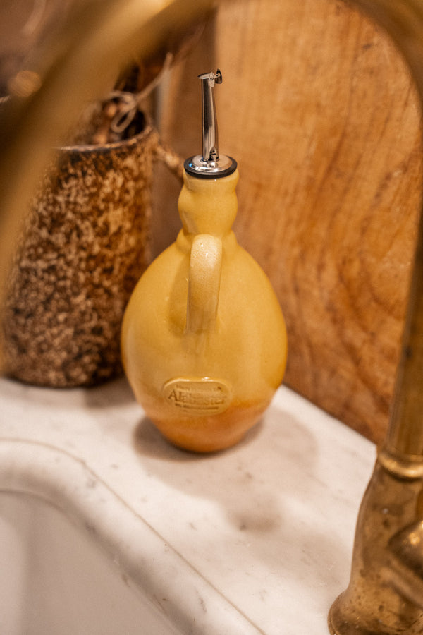 Olive oil bottle Sunny yellow
