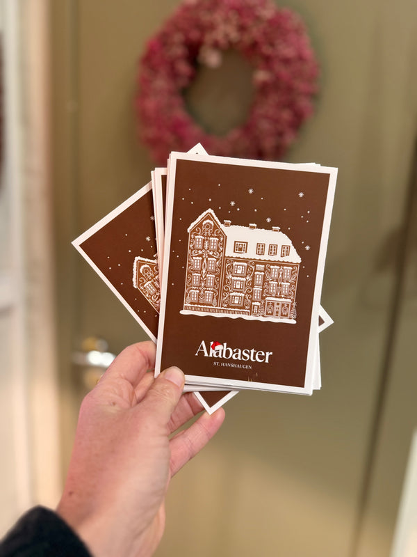 Alabaster julekort