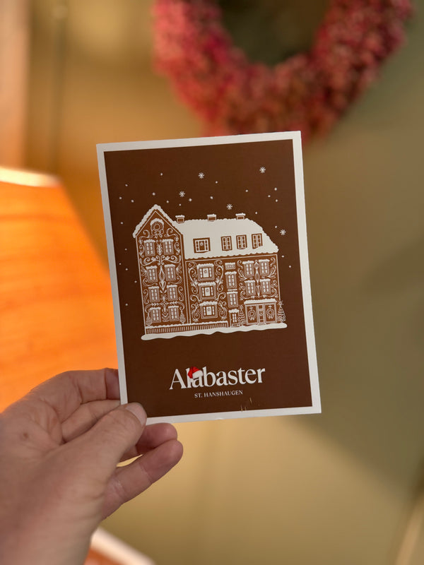 Alabaster julekort