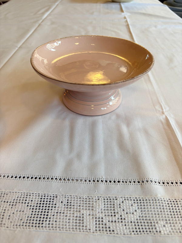 Serveringsfat på stett, rosa