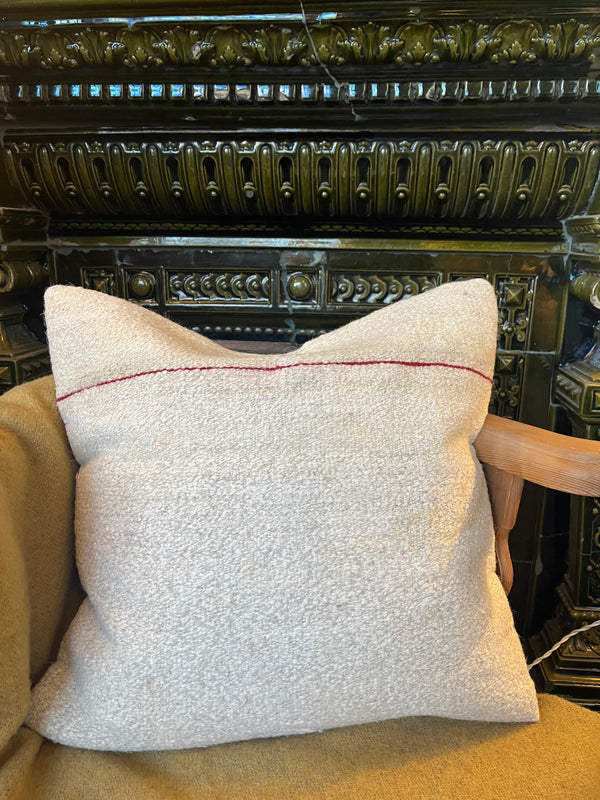 Kelim pute rød stripe