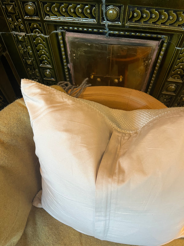 Kelim pute sort stripe