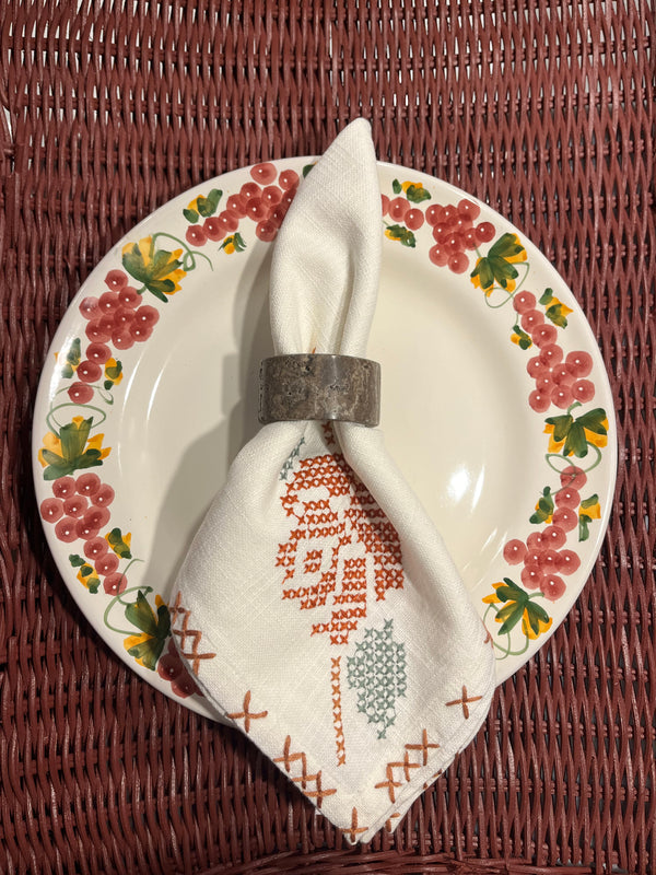 Sharland England rose servietter