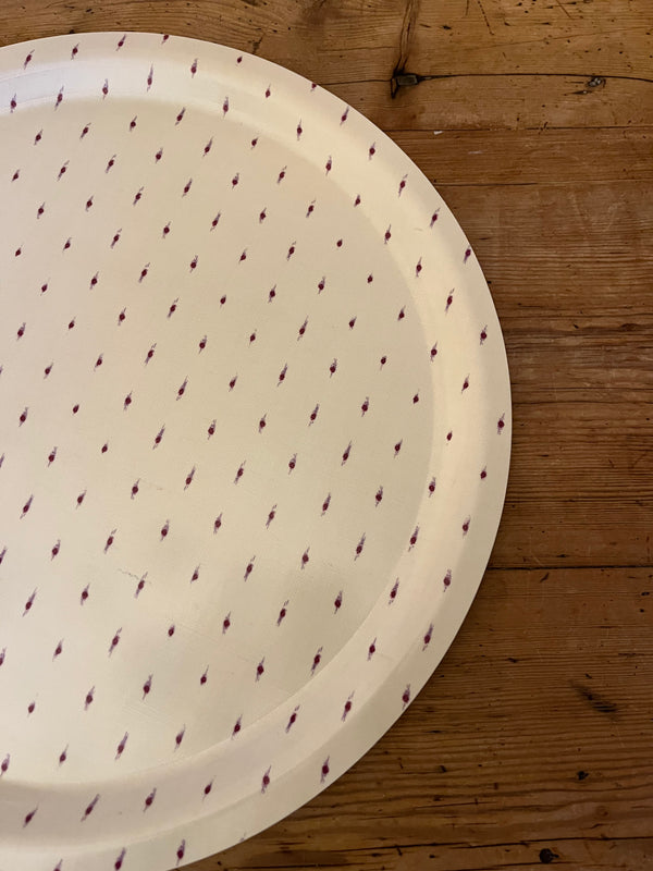 Helene Blanche serveringsbrett, Drop rose Ø49 cm