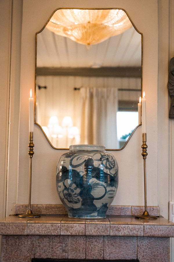 Stor håndlaget keramikkvase