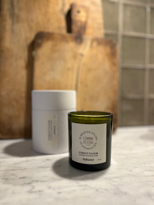 Alabaster Studio scented candle, grønn