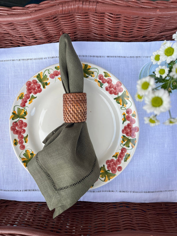 Vera lin serviett, grønn