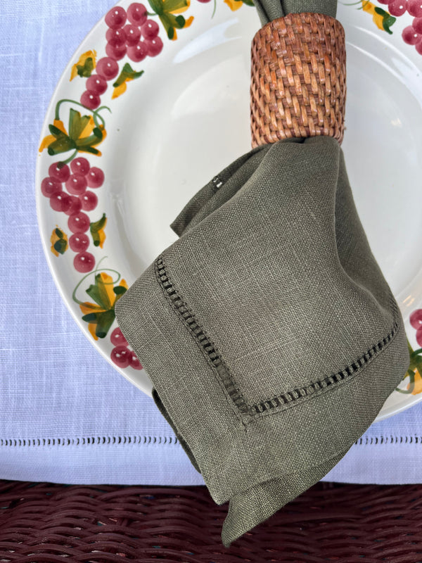 Vera lin serviett, grønn