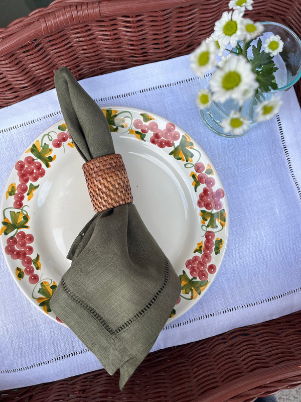 Vera lin serviett, grønn