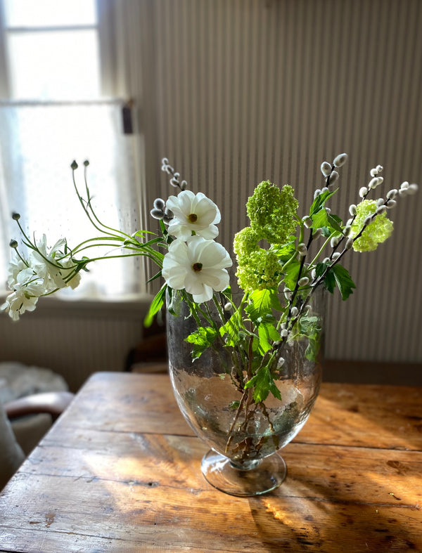 Lisa Hamret vase on a stand, Large