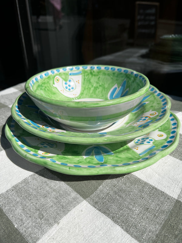 Amalfi tableware Lime Green