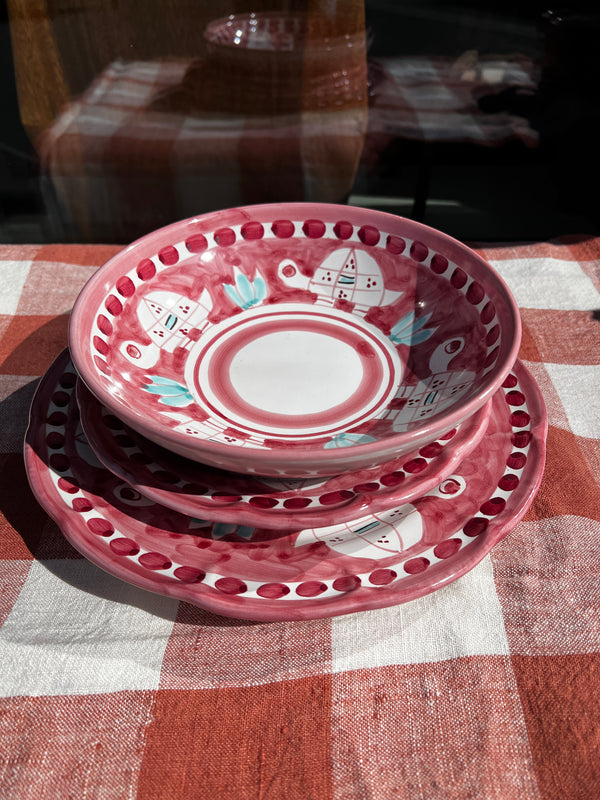 Amalfi tableware Pink