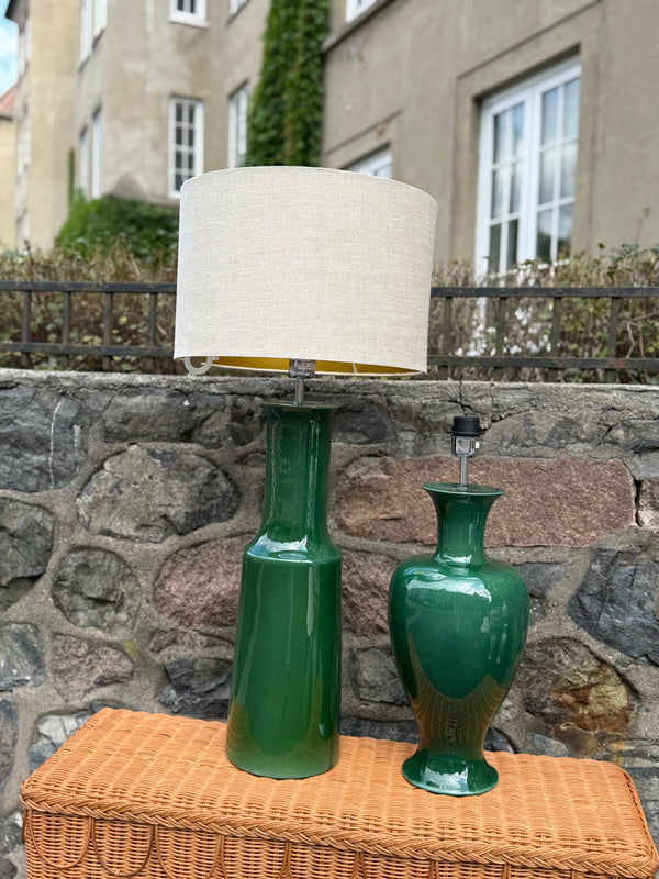 Milano Lampefot Medium, Glossy grønn