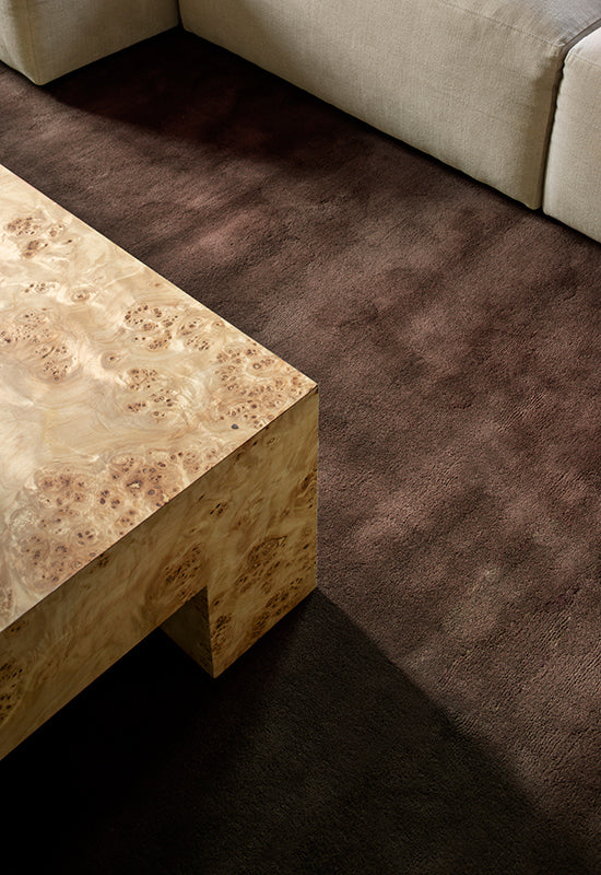 Classic Solid Wool Ullteppe, Chicory Coffee