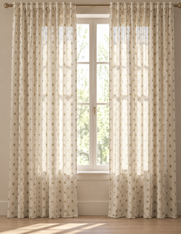 Helene Blanche gardin, Silvia's Cloth, Gold