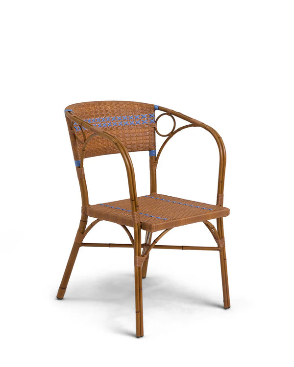 Sharland England Juliette armchair, Cornflower blue