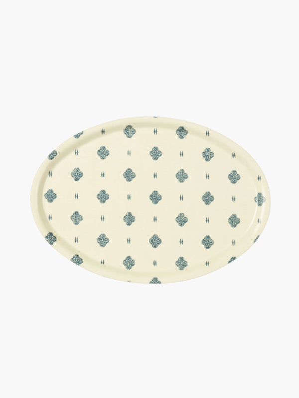 Helene Blanche serveringsbrett, Silvia's Cloth Porcelain Oval