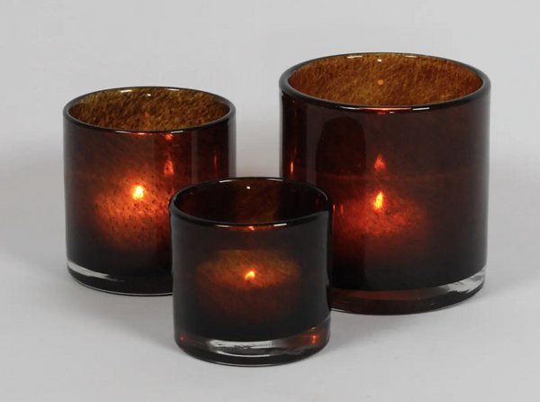 Nilla Telysholder Kaffe 10cm