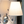 Mini vegglampe nikkel og alabaster tekstilskjerm