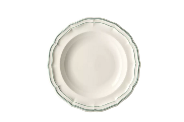 Gien Les Filet Celadon, Dyp tallerken