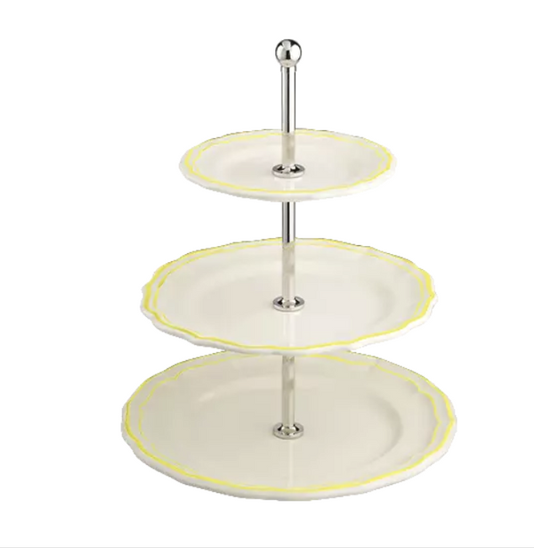 Gien Les filets Citron, Three-tier cake plate