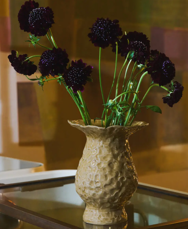 Papaver Keramikkvase Gul