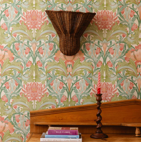 Luna lampshade teak, large