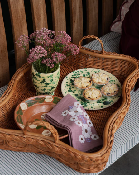 Sharland tulpina serviett gammelrosa