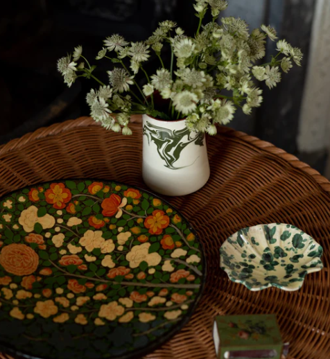 Sharland marble mug green