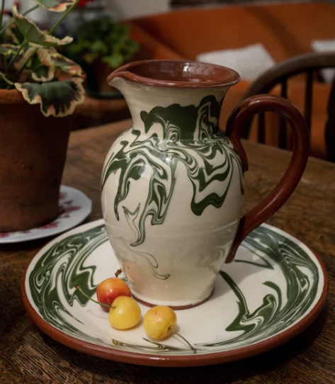 Sharland marbre mugge grønn