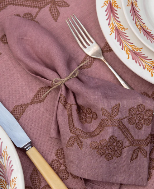 Sharland napa serviett rosa