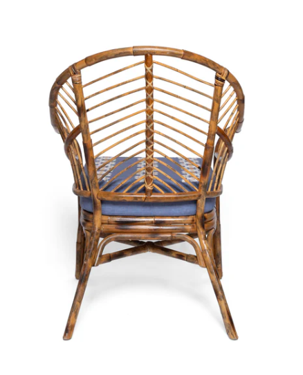 Sharland piolo bambus stol blå